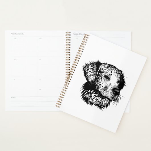 Canine Head schets Planner (Display)