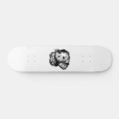 Canine Head schets Skateboard (Horizontaal)