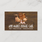 Canine Pack | Doggie-training en -zorg Visitekaartje (Voorkant)