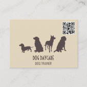 Canine Pack | hondentraining | QR-code Visitekaartje (Voorkant)