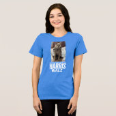 Canine SuperHeros voor Harris / Walz PRINT OP DONK Tri-Blend Shirt (Voorkant volledig)