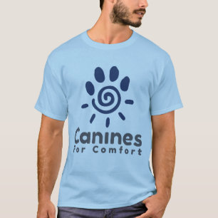 Canines Pour T-shirt Classique Confort
