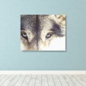 Canis Lupus Canvas Afdruk (Insitu (Houten vloer))