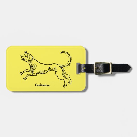 Canis Minor, 1482 Bagagelabel (Voorkant horizontaal)
