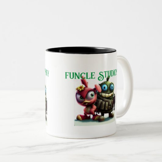 Canker & Dinky Classic Mug à deux tons (Devant droit)