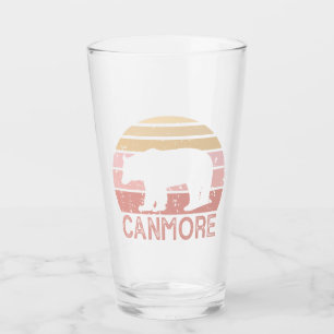Canmore Alberta Retro Beer Glas