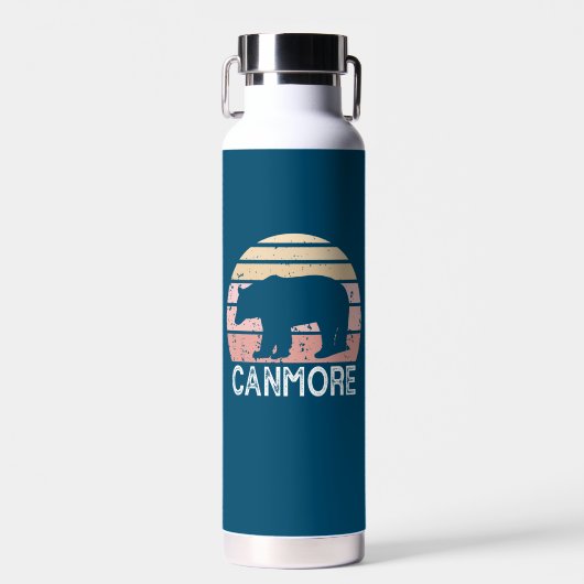 Canmore Alberta Retro Beer Waterfles (Voorkant)