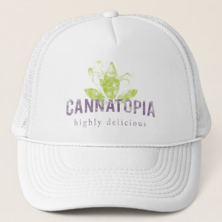 Cannatopia Roke Logo Trucker Hat Trucker Pet