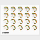 Canne à fruits orange | Étiquette Jam Jar (Feuille)