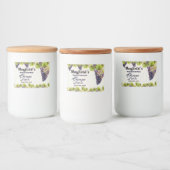 Canne aux fruits de raisin | Étiquette Jam Jar (Bouteilles)