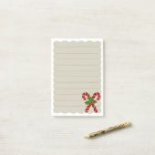 canne de bonbon Post-it note (Sur un bureau)