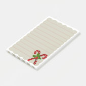 canne de bonbon Post-it note (Incliné)