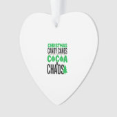 Canne de Noël au Cacao Chaos Design (devant)