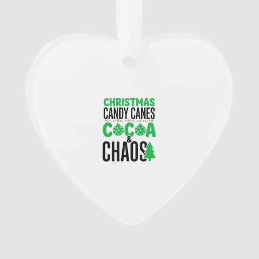 Canne de Noël au Cacao Chaos Design (devant)