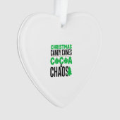 Canne de Noël au Cacao Chaos Design (devant)