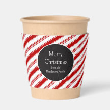 Canne de Noël personnalisée