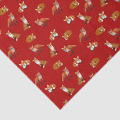 Canneberge de papier de soie de soie de famille de (Détail)