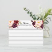 Canneberge, Marsala, Belles cartes de conseils flo (Debout devant)