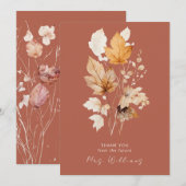 Cannelle Whispers of Fall Fête des mariées Merci (Devant / Derrière)