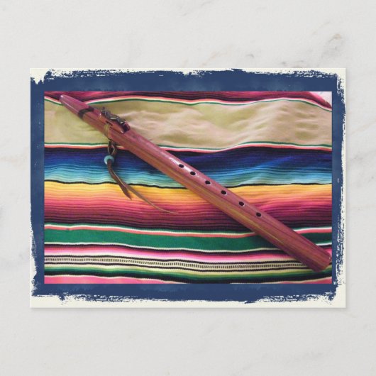 Cannelure et carte postale indigènes de Serape (Devant)