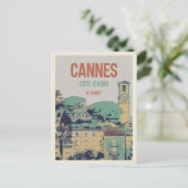 Cannes Cote d'Azur France, uitzicht van Suquet Briefkaart (Staand voorkant)