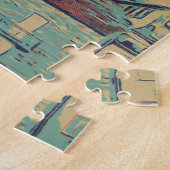 Cannes Côte d'Azur Le Suquet illustratie Frankrijk Legpuzzel (Zijkant)