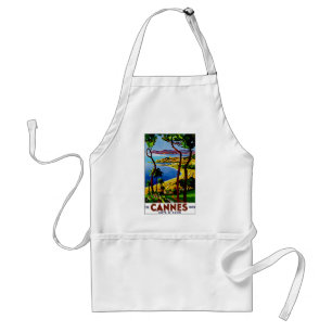 Cannes ~ Cote d'Azur Standaard Schort