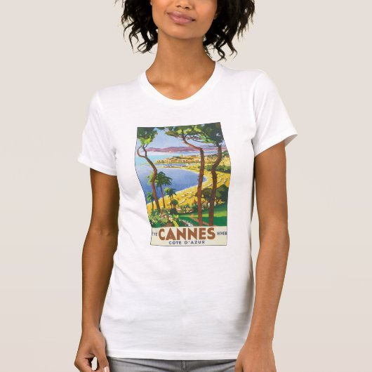 Cannes Cote D'Azur T-shirt (Voorkant)