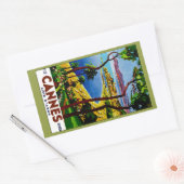 Cannes - Cote d'Azure Rechthoekige Sticker (Envelop)