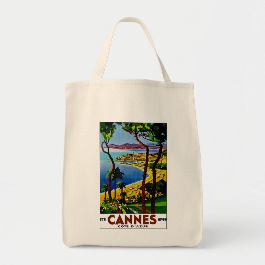 Cannes - Cote d'Azure Tote Bag (Voorkant)