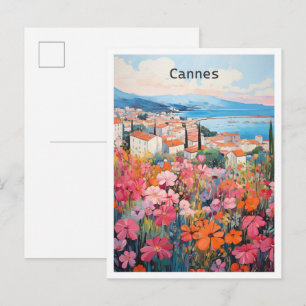 Cannes Frankrijk Reizen Esthetisch Briefkaart