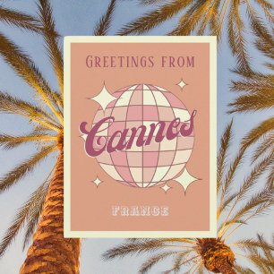 Cannes Frankrijk Retro  Partij Briefkaart