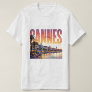 Cannes Frankrijk Riviera Gouden Kust T-shirt