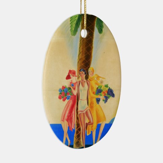 Cannes Frans reizen Keramisch Ornament (Rechts)