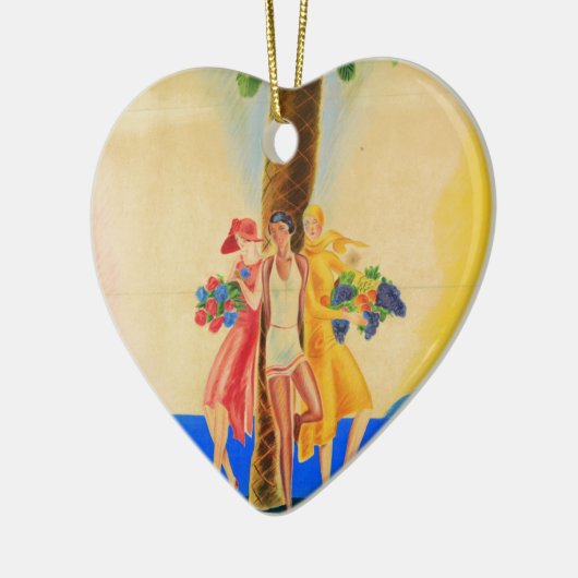 Cannes Frans reizen Keramisch Ornament (Links)