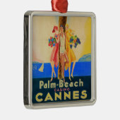 Cannes Frans reizen Metalen Ornament (Rechts)