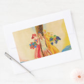  Cannes Frans reizen Rechthoekige Sticker (Envelop)