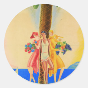  Cannes Frans reizen Ronde Sticker