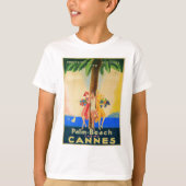 Cannes Frans reizen T-shirt (Voorkant)