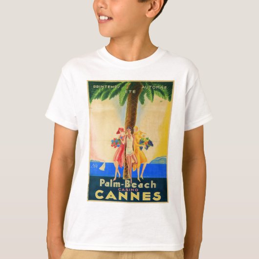 Cannes Frans reizen T-shirt (Voorkant)