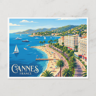 Cannes La Croisette Frankrijk Briefkaart