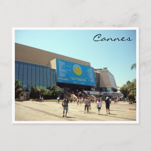 cannes palais briefkaart (Voorkant)