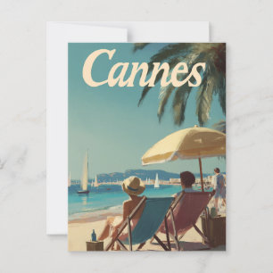 Cannes vintage briefkaart