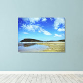 Cannibal Bay, Catlins: Nieuw-Zeelands canvas (Insitu (Houten vloer))
