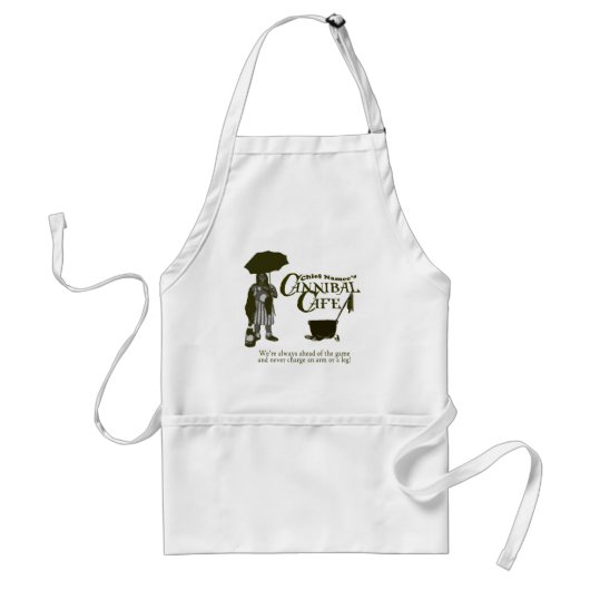 Cannibal Cafe Apron Standaard Schort (Voorkant)