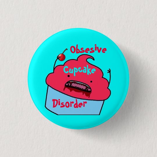 Cannibal Cupcake button Badge Rond 2,50 Cm