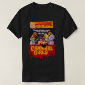 Cannibal Girls (1973) Ivan Reitman Classic T-Shir T-shirt (Design voorkant)