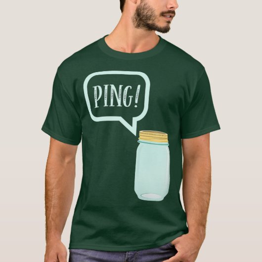Canning Conservation Mason Jar Tee PING TShirt (Devant)