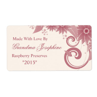 Canning Fabriqué Avec Amour Alimentation Étiquette