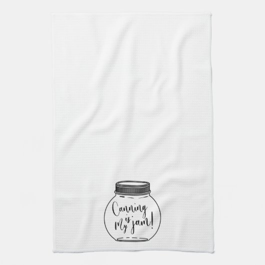 Canning is Mijn Jam Jar Canning Season Kitchen Tow Theedoek (Verticaal)